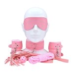 n12281-bound-to-play-beginners-bondage-kit-pink-8-piece